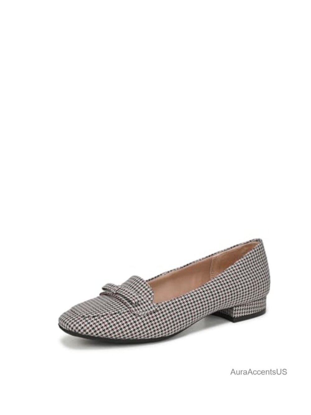 Womens Loafer Flats PU Leather Slip-On Comfort Work Shoes